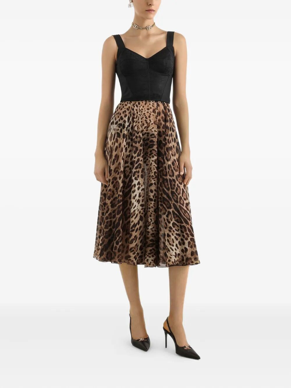 LEOPARD PRINT SKIRT