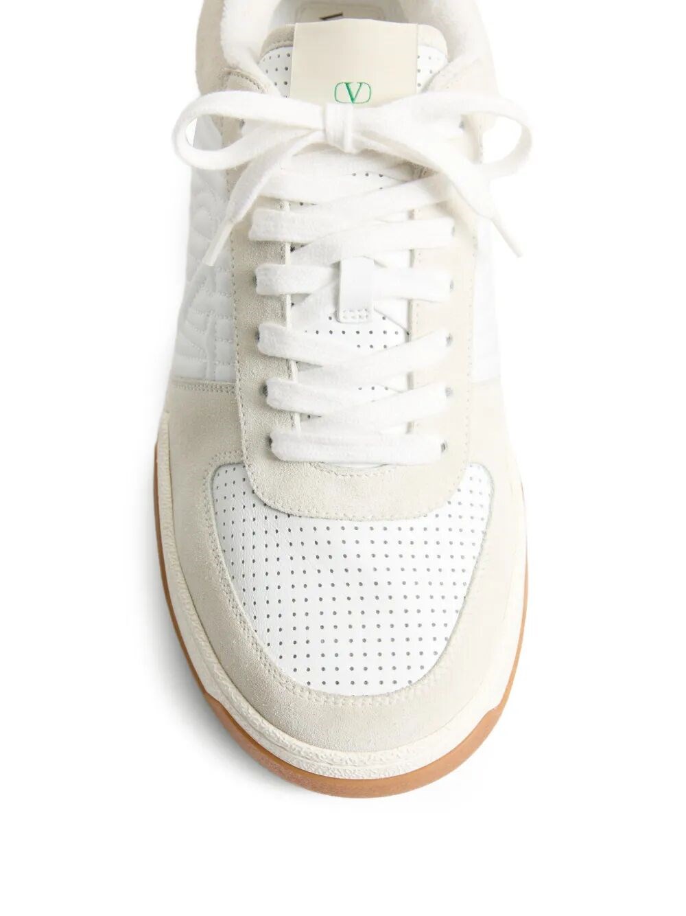 SPARRY SNEAKERS IN SPLIT LEATHER AND NAPPA