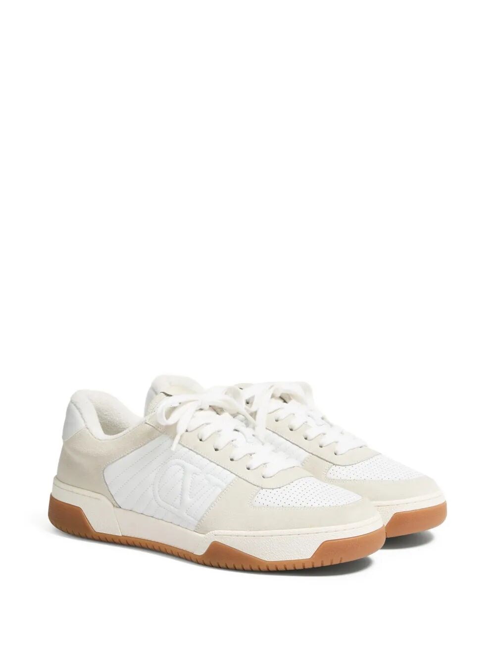 SPARRY SNEAKERS IN SPLIT LEATHER AND NAPPA