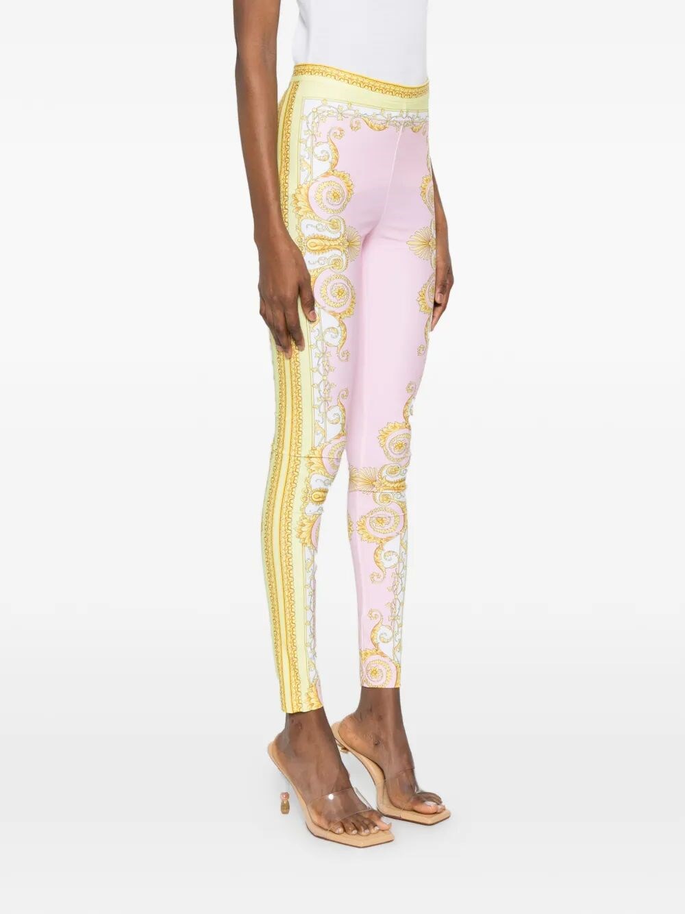 BAROQUE-PRINT LEGGINGS
