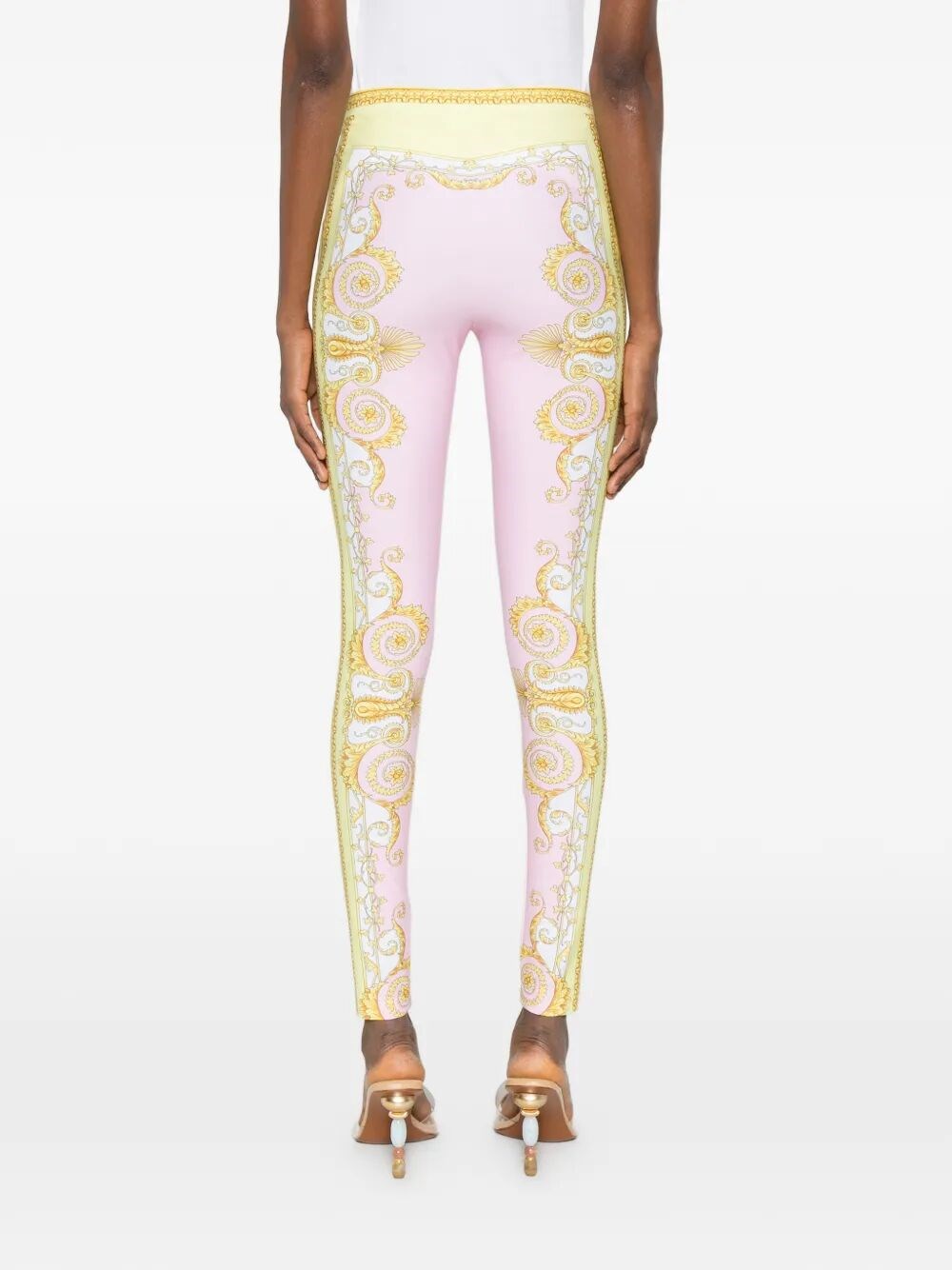 BAROQUE-PRINT LEGGINGS