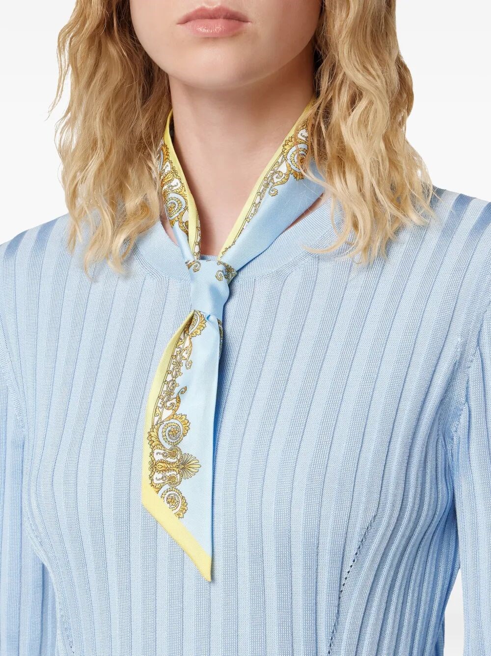 SPRING BAROCCO-PRINT SILK TWILL LAVALLIÈRE