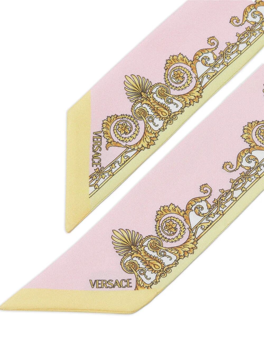 SPRING BAROCCO-PRINT SILK TWILL LAVALLIÈRE