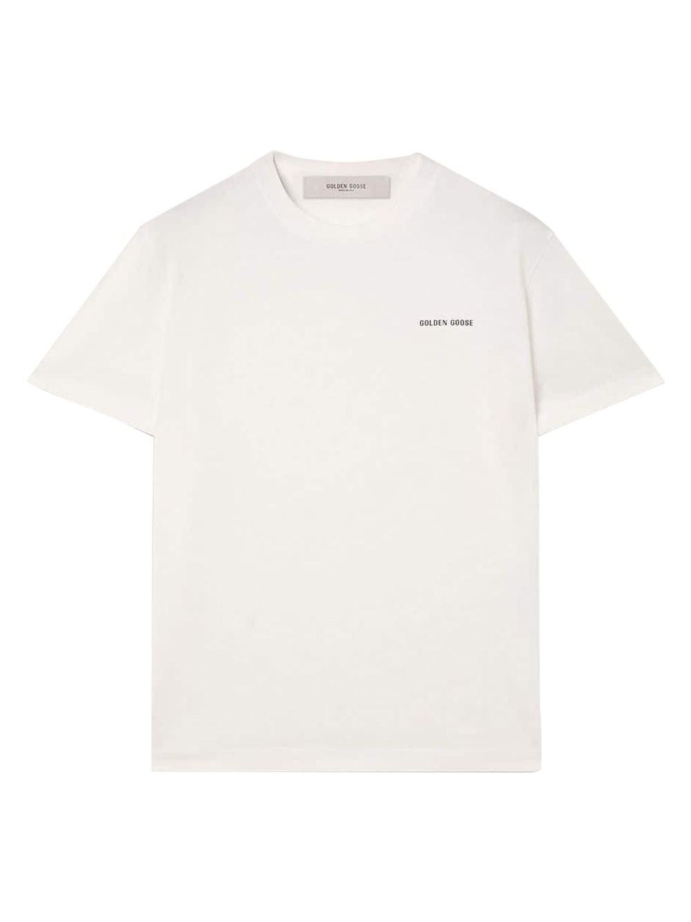 COTTON JERSEY T-SHIRT WITH CONTRASTING LOGO PRINT