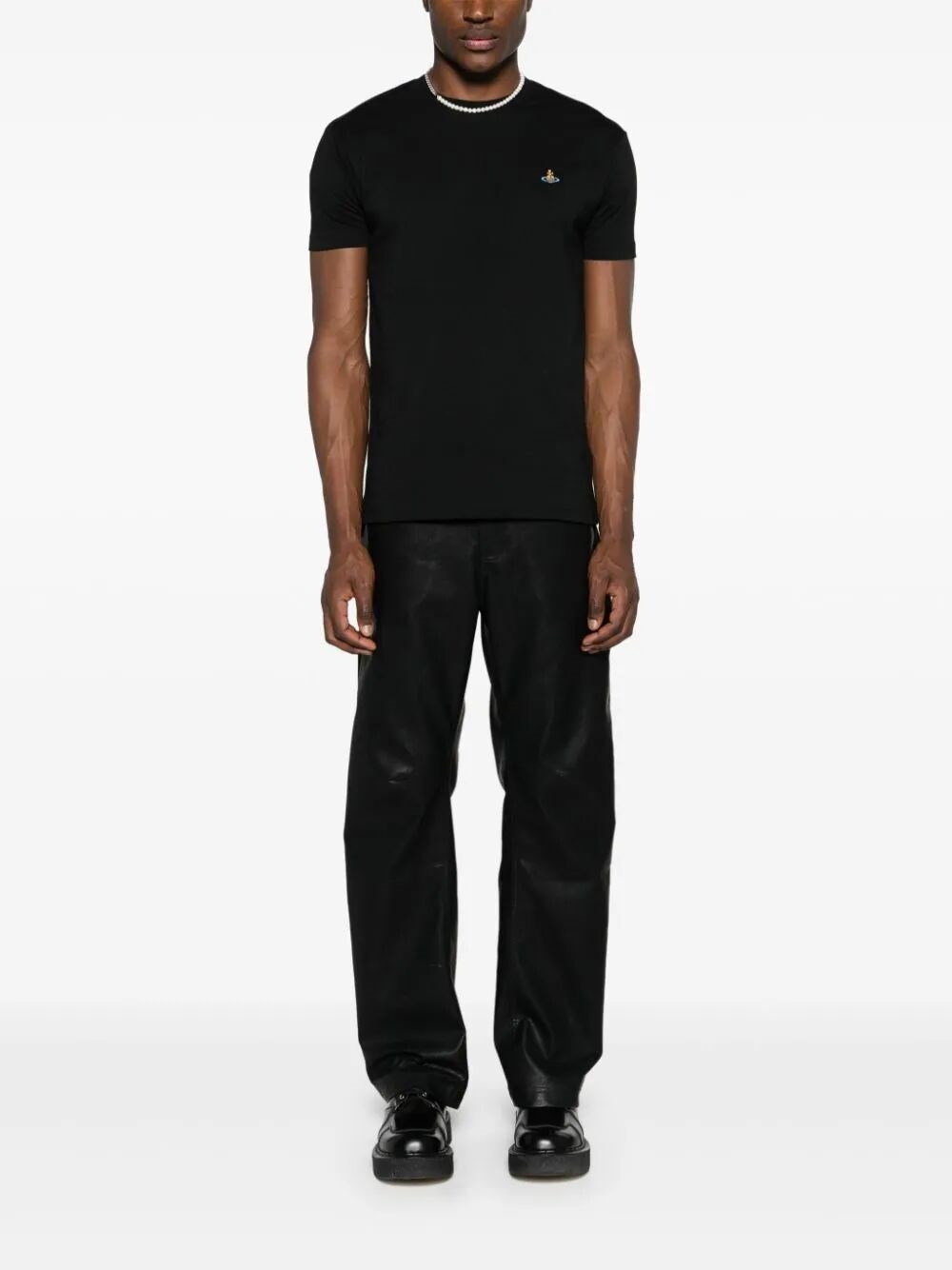 UNISEX CLASSIC T-SHIRT WITH MULTICOLOUR ORB PATCH