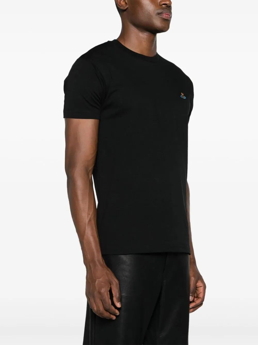 UNISEX CLASSIC T-SHIRT WITH MULTICOLOUR ORB PATCH