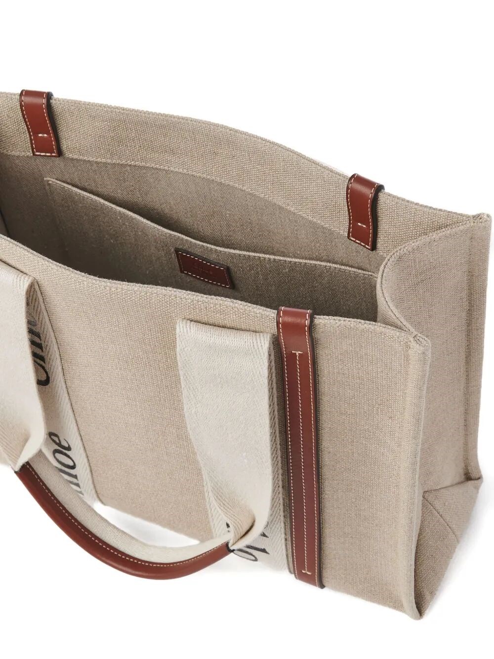 WOODY LINEN TOTE BAG