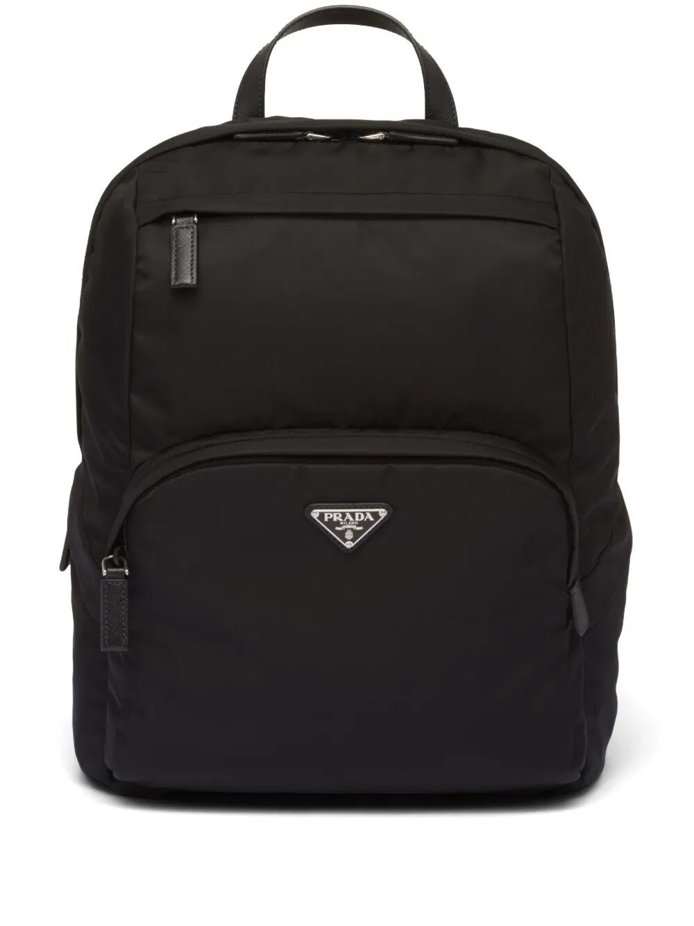 RE-NYLON AND SAFFIANO LEATHER BACKPACK