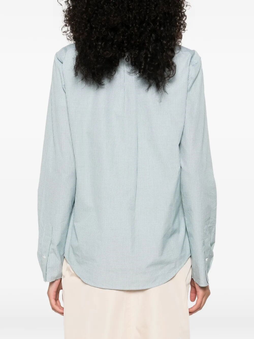 CHECK PATTERN POPLIN SHIRT