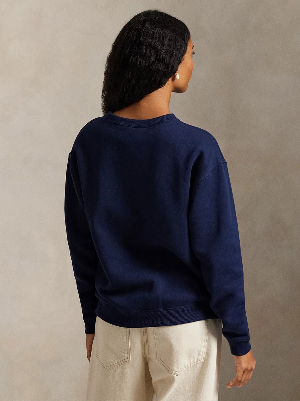 COTTON FLEECE CREWNECK SWEATSHIRT