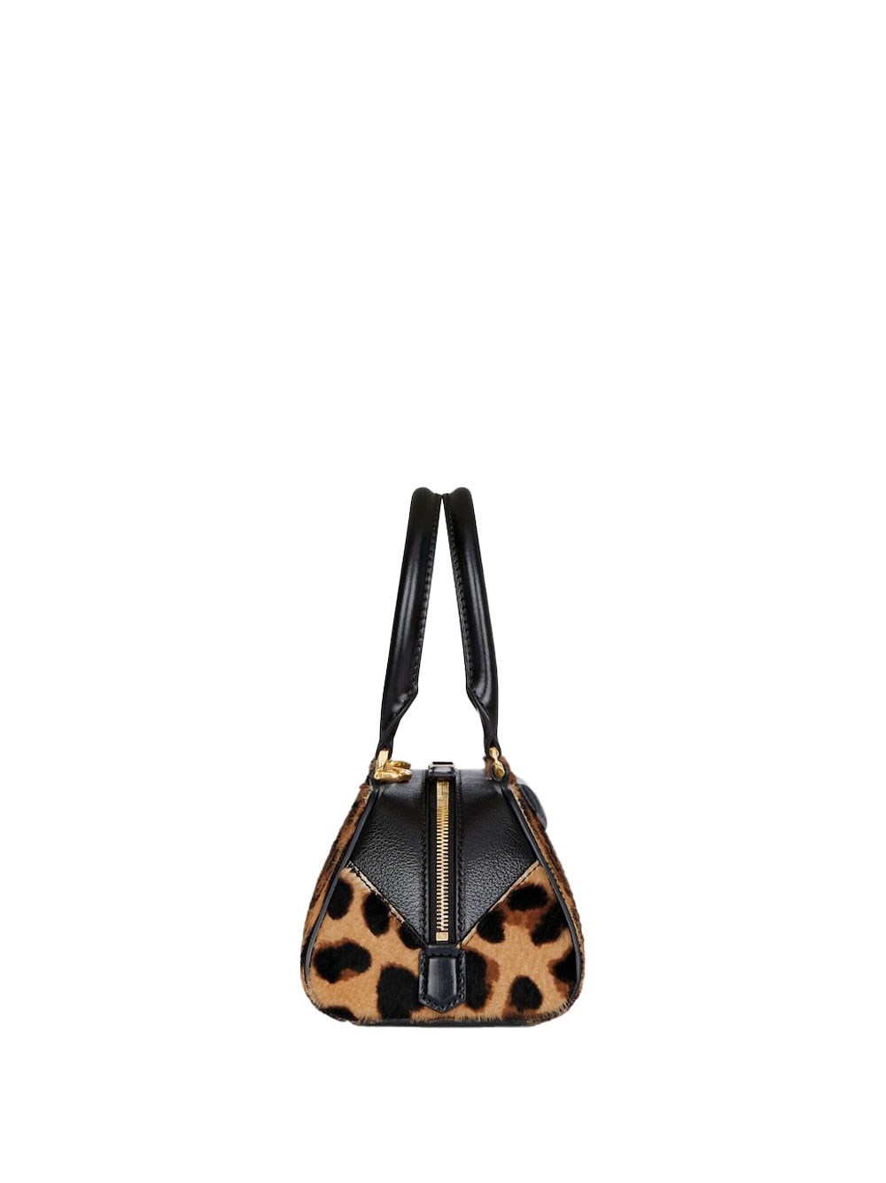 MINI ANTIGONA EAST-WEST BAG IN LEOPARD PONY EFFECT LEATHER