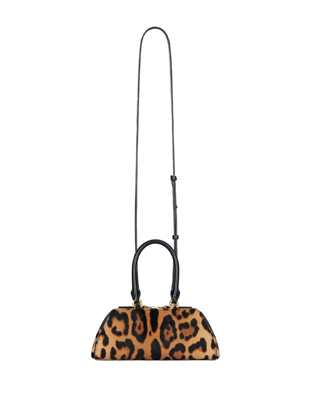 MINI ANTIGONA EAST-WEST BAG IN LEOPARD PONY EFFECT LEATHER