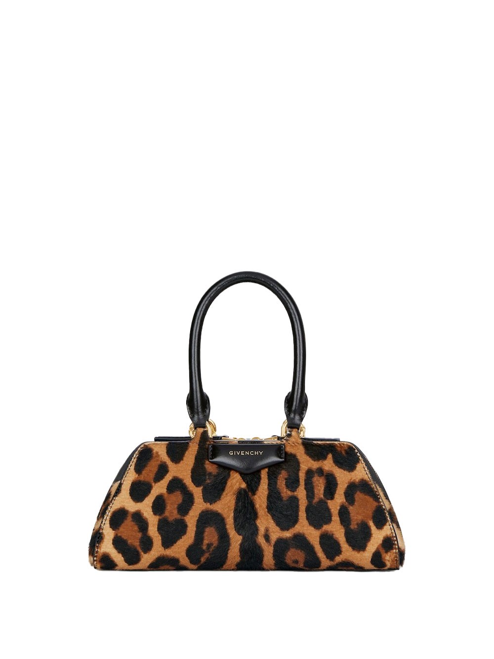 MINI ANTIGONA EAST-WEST BAG IN LEOPARD PONY EFFECT LEATHER