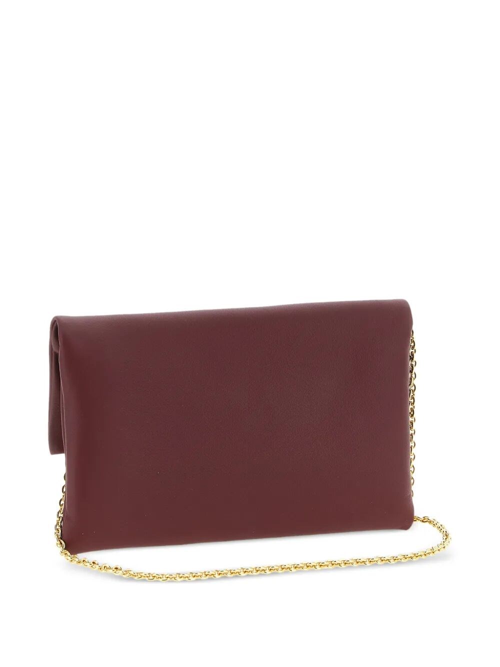 NAPPA LEATHER MAMMA BAGUETTE POUCH WITH CHAIN