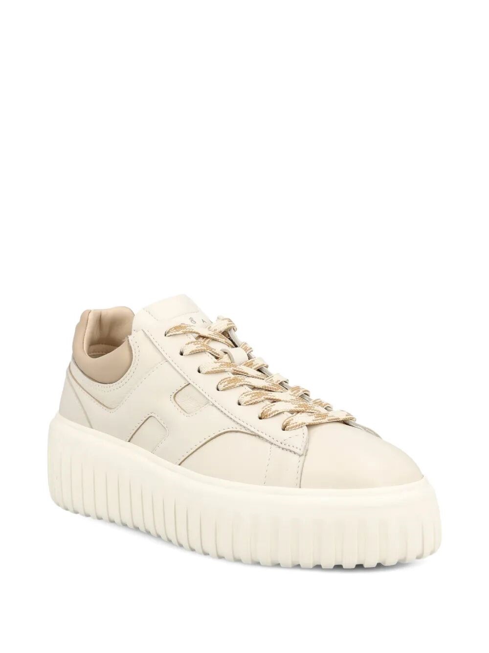 HOGAN H-STRIPES SMOOTH LEATHER SNEAKERS