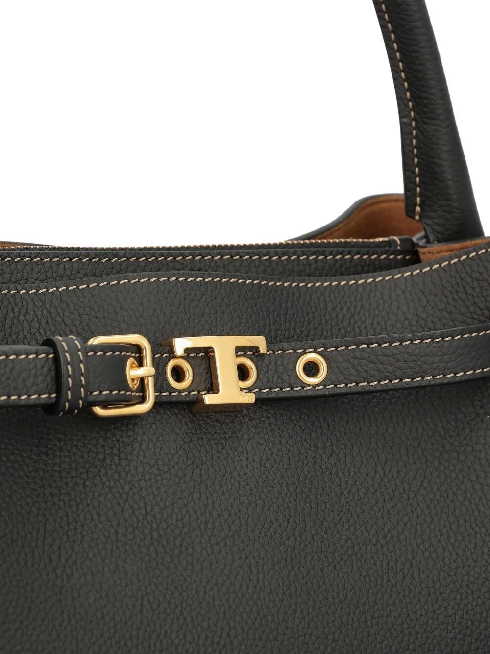 LEATHER MINI HANDBAG WITH T-TIMELESS ACCESSORY AND DETACHABLE STRAP