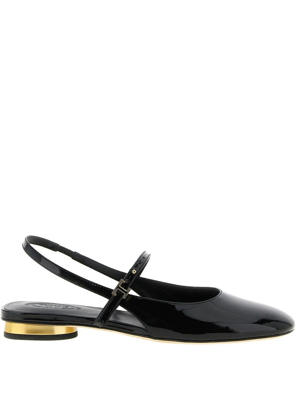 PATENT LEATHER MARY JANES WITH COVERED HEEL