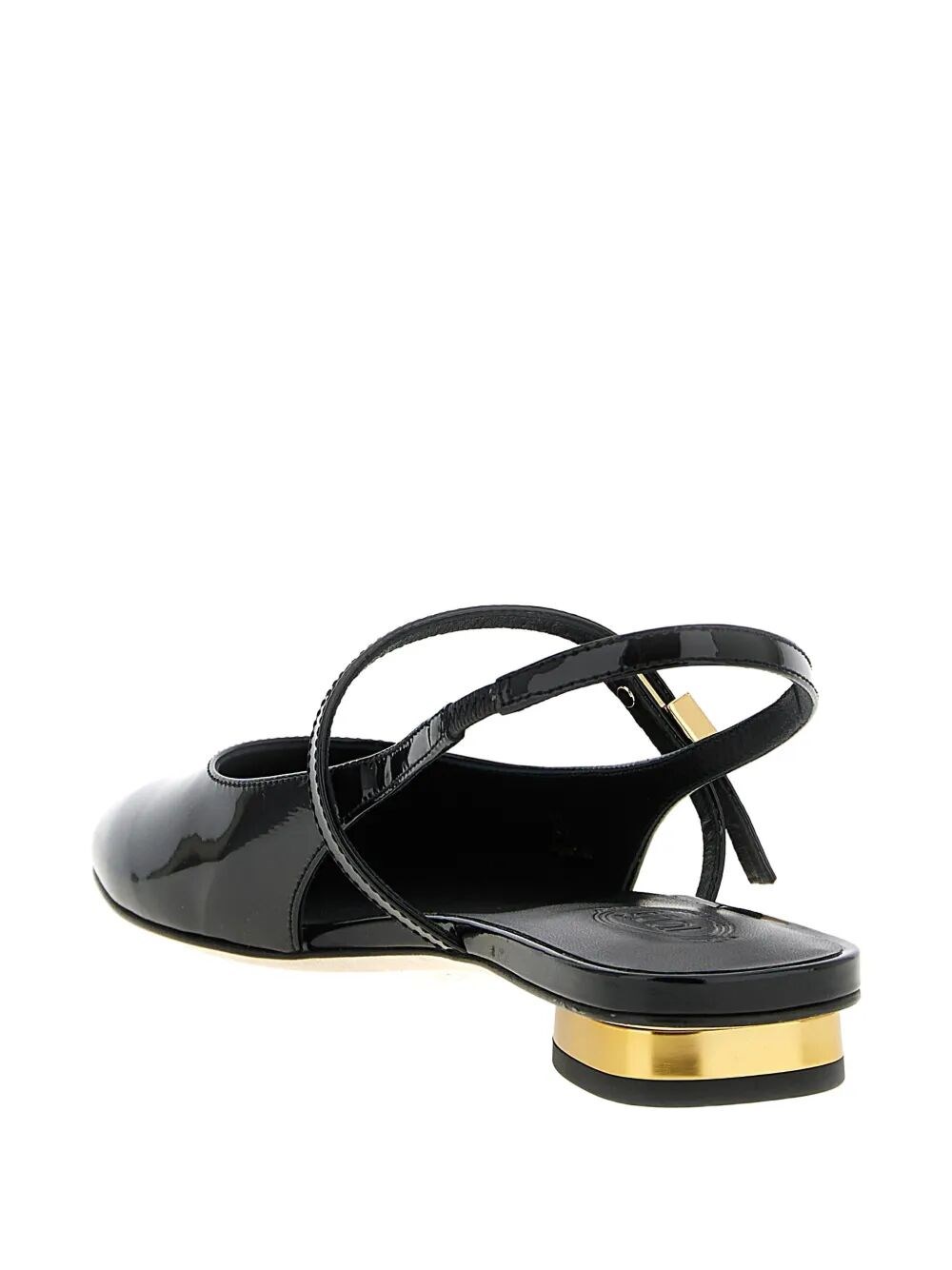 PATENT LEATHER MARY JANES WITH COVERED HEEL