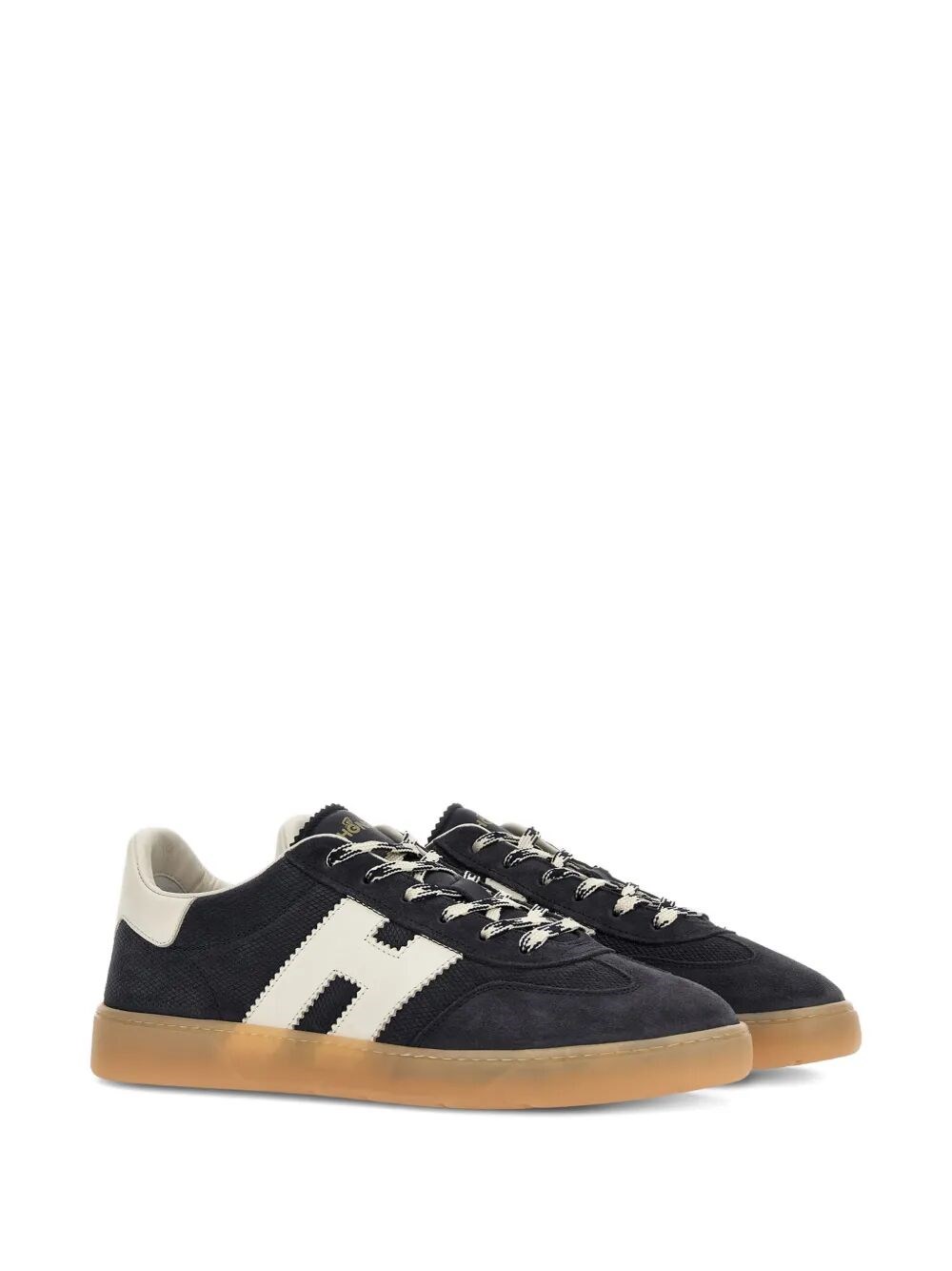 HOGAN COOL SUEDE SNEAKERS WITH NAPPA LEATHER PERFORATED H DETAIL