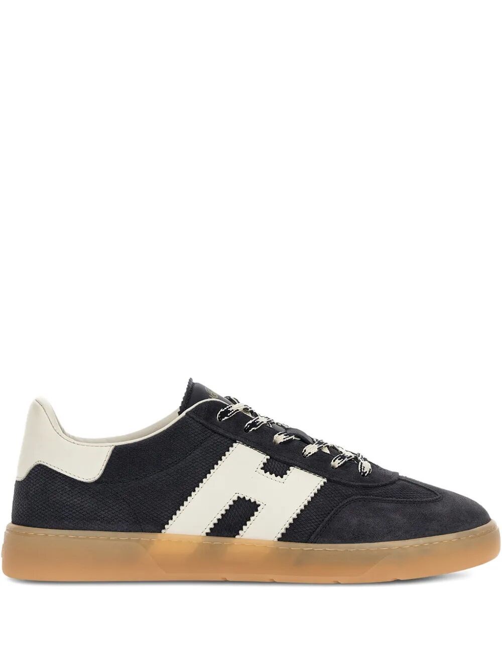 HOGAN COOL SUEDE SNEAKERS WITH NAPPA LEATHER PERFORATED H DETAIL
