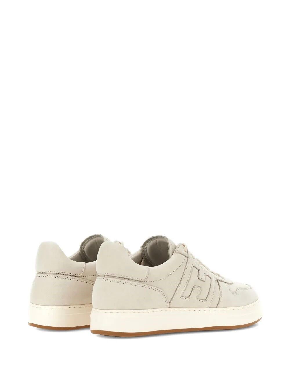 HOGAN H-TV NUBUCK LEATHER SNEAKERS