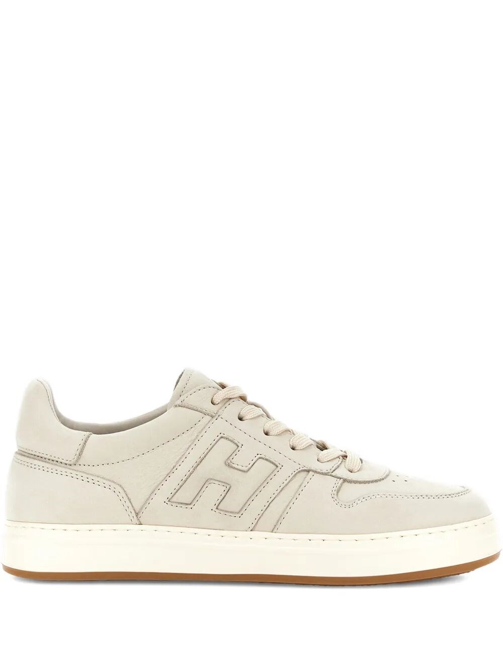 HOGAN H-TV NUBUCK LEATHER SNEAKERS