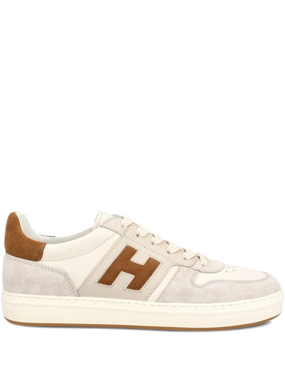 HOGAN H-TV SUEDE AND NAPPA LEATHER SNEAKERS