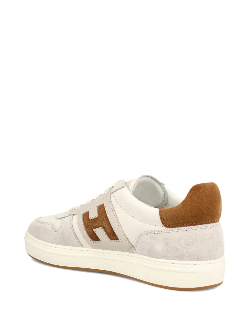 HOGAN H-TV SUEDE AND NAPPA LEATHER SNEAKERS