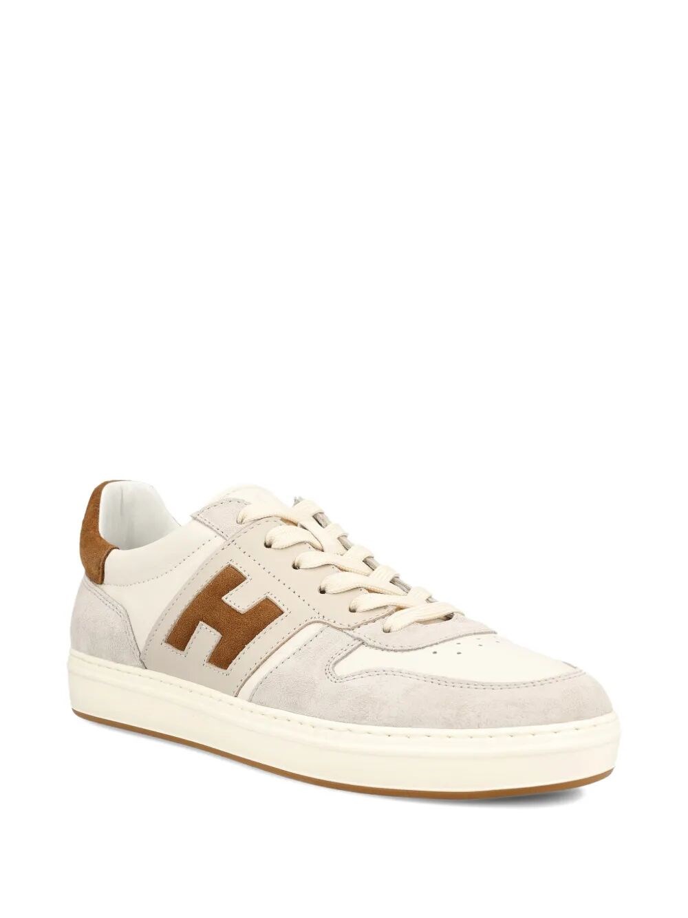 HOGAN H-TV SUEDE AND NAPPA LEATHER SNEAKERS