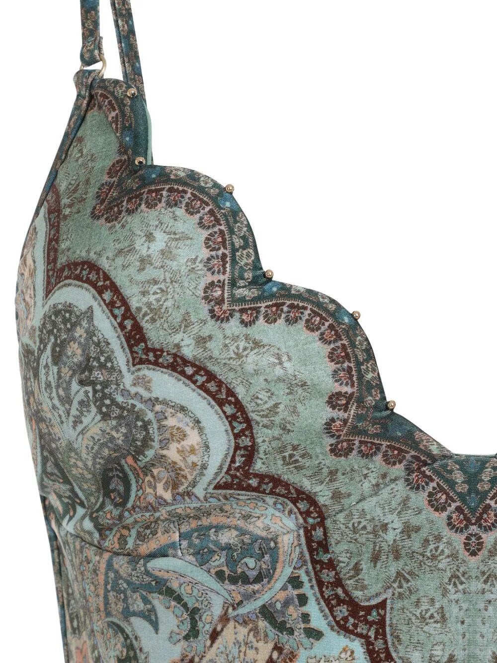 WANDERLUST SCALLOP ONE PIECE SWIMSUIT