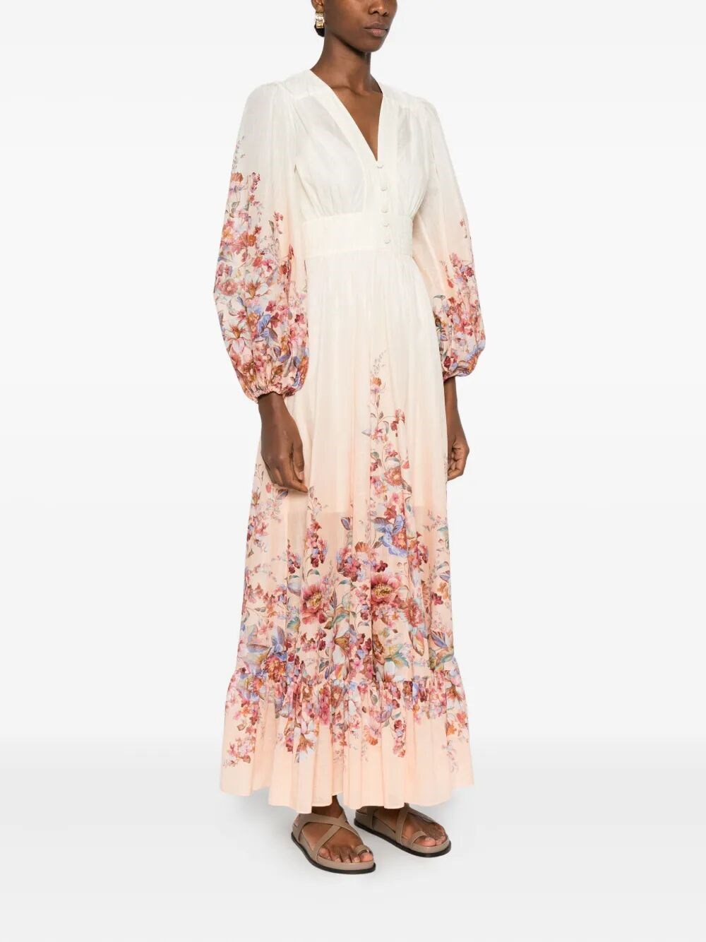 AWAKEN PLUNGE MAXI DRESS WITH SEPARATE SLIP