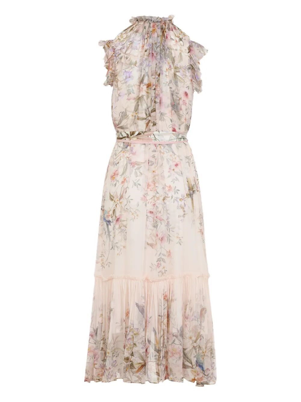 REBELLION FLUTTER MIDI DRESS