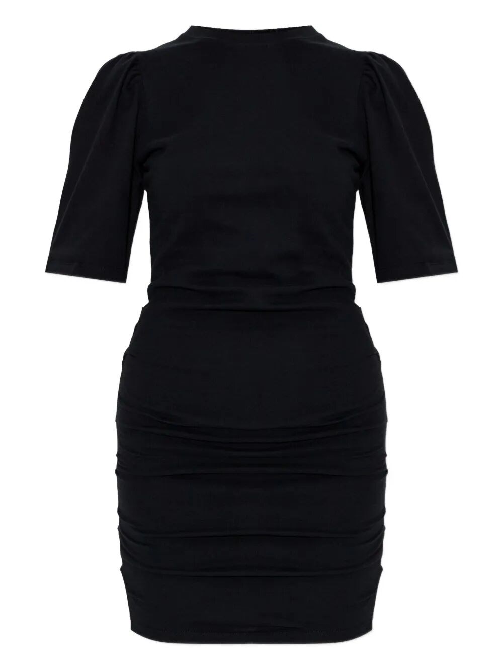 MYLDA COTTON DRESS WITH GATHERED DETAILS