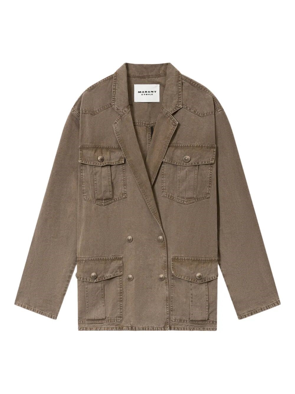 NEVALA COTTON AND LINEN WORKWEAR JACKET