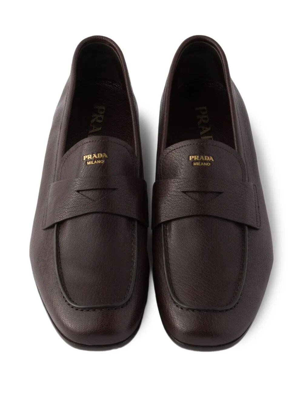 LEATHER LOAFERS WITH BAND