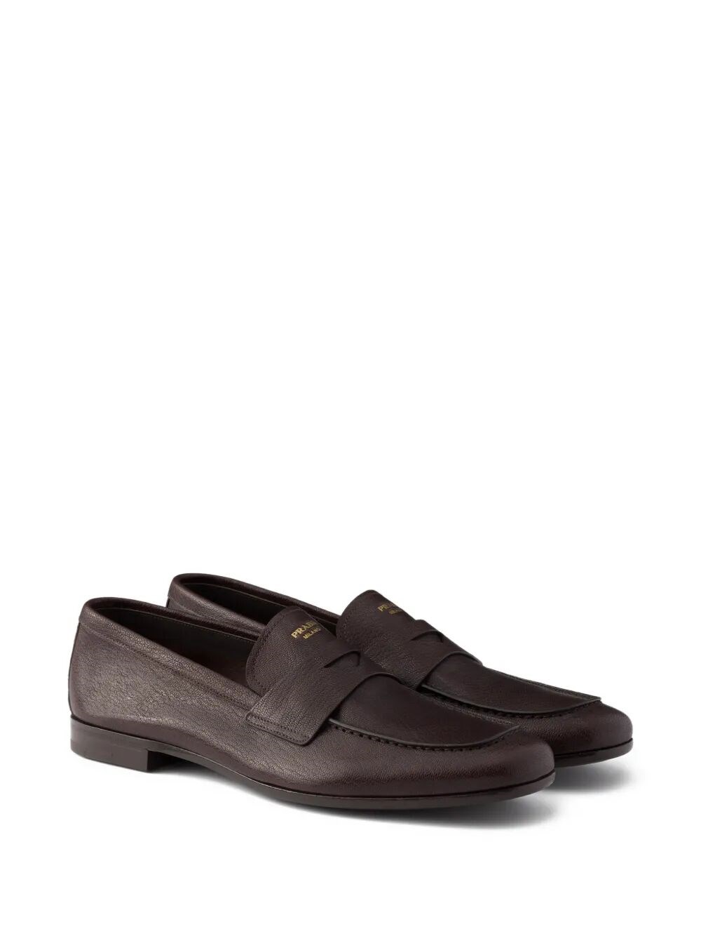 LEATHER LOAFERS WITH BAND