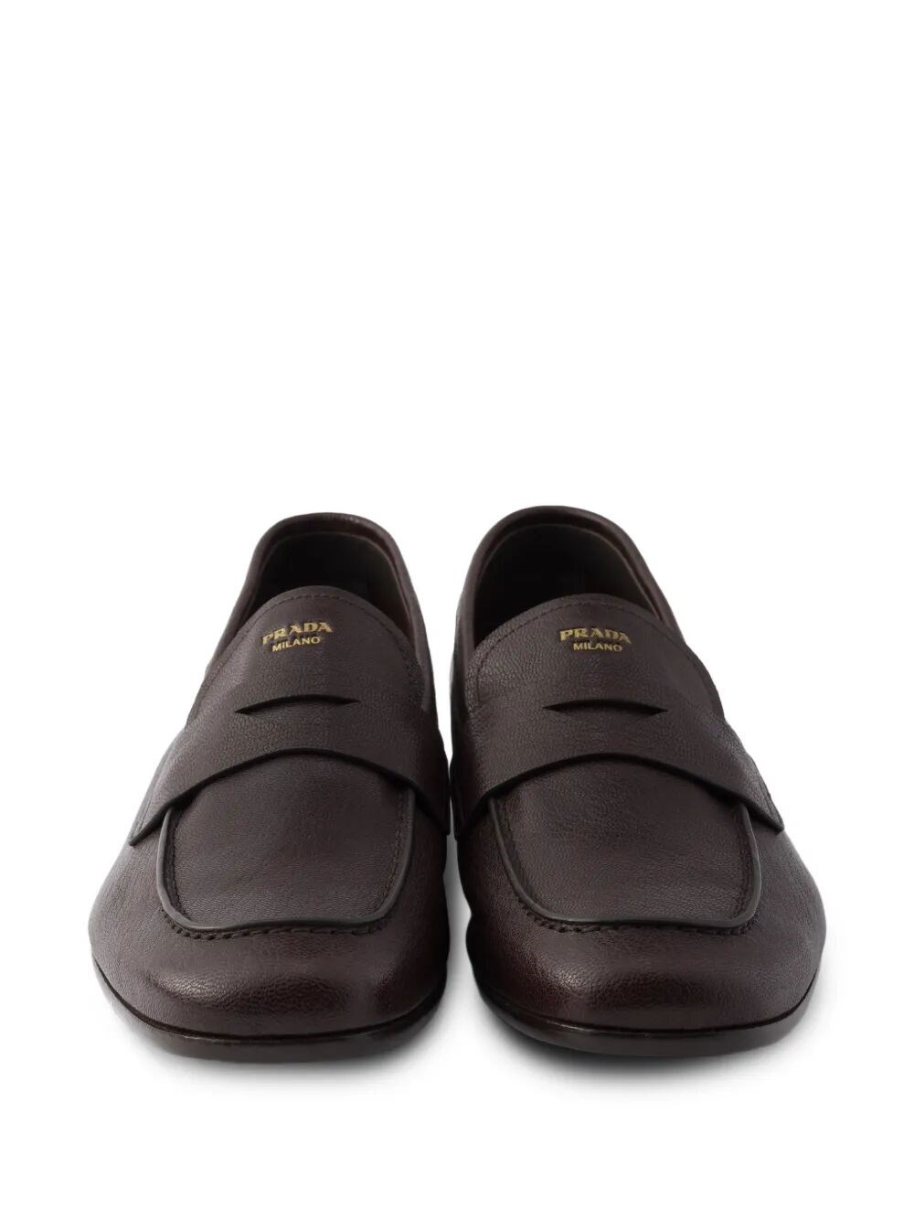 LEATHER LOAFERS WITH BAND