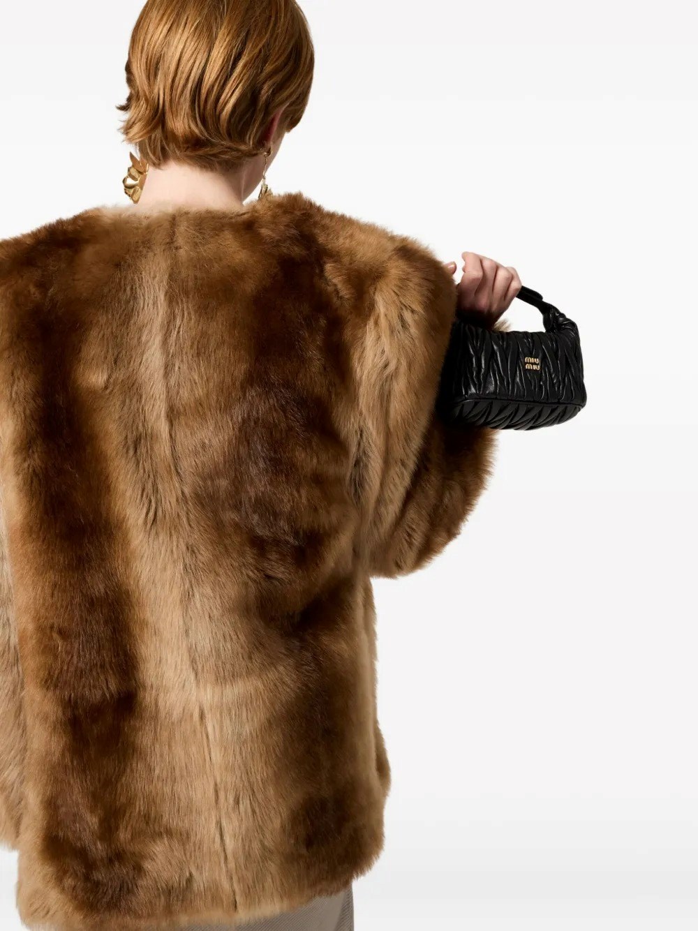 MATELASSÉ NAPPA LEATHER POUCH