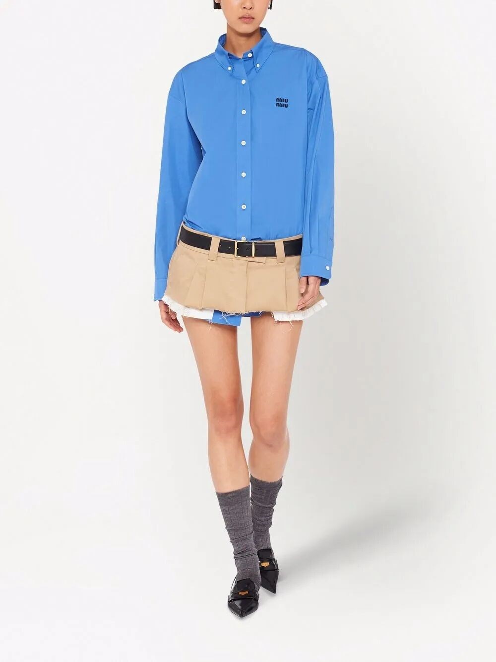 OVERSIZED COTTON POPLIN SHIRT