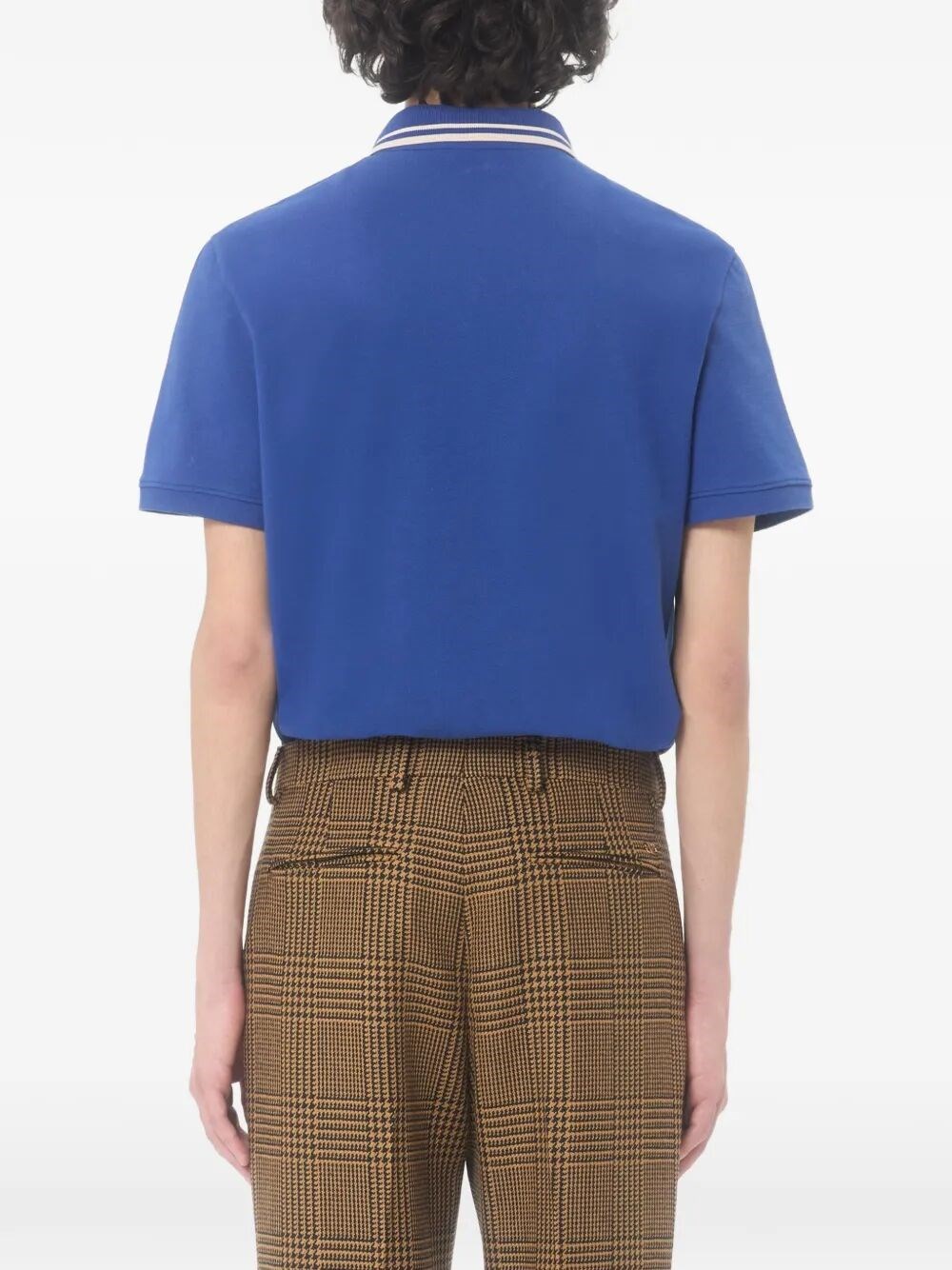 COTTON PIQUÉ POLO SHIRT WITH VLOGO PATCH