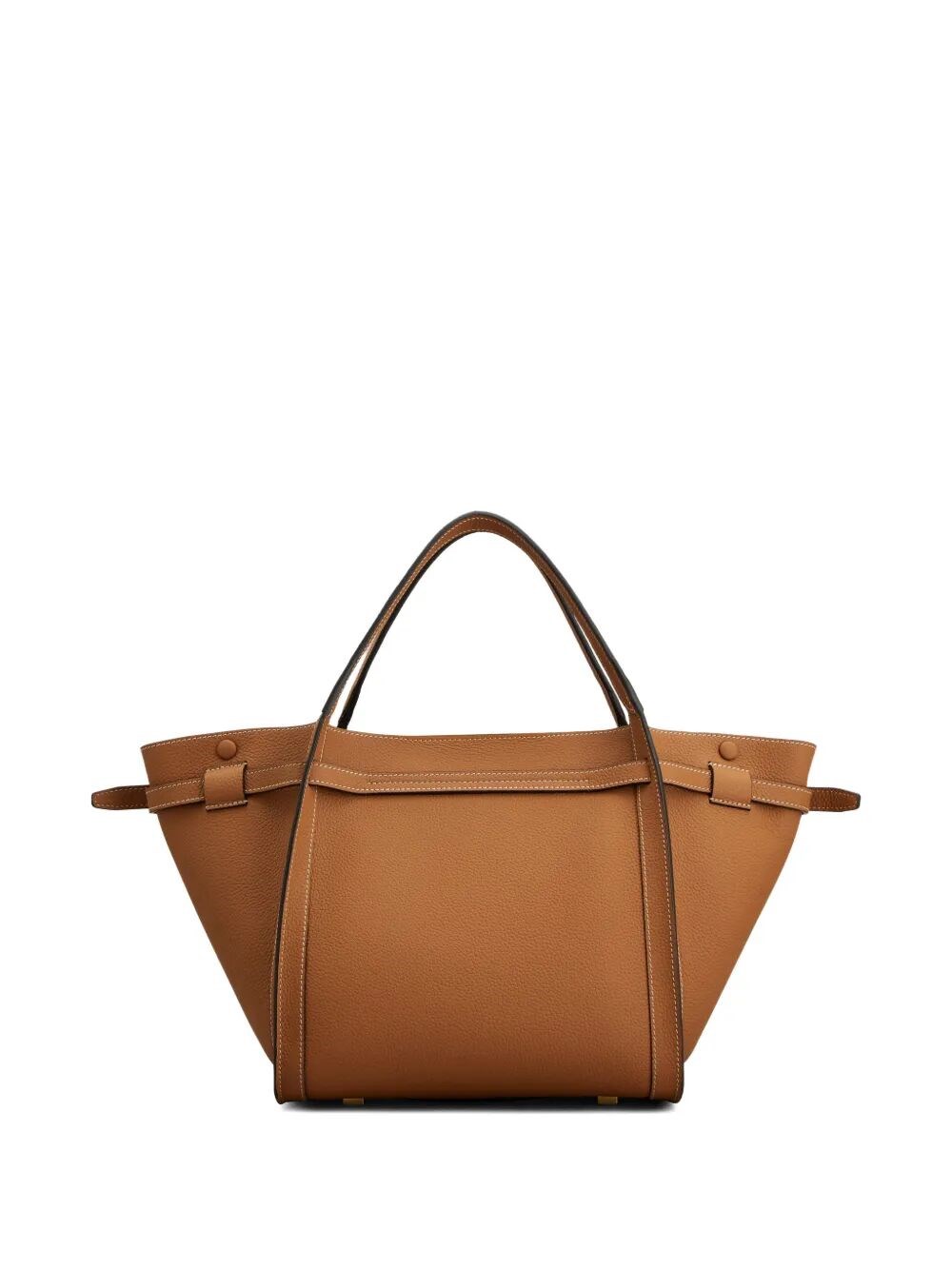 SMALL LEATHER SHOPPING BAG WITH T TIMELESS ACCESSORY