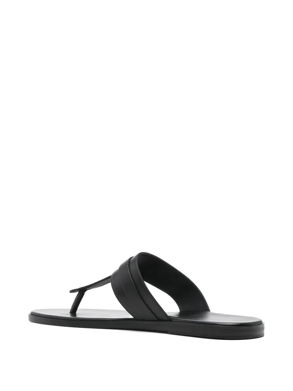 SMOOTH LEATHER T-SANDALS