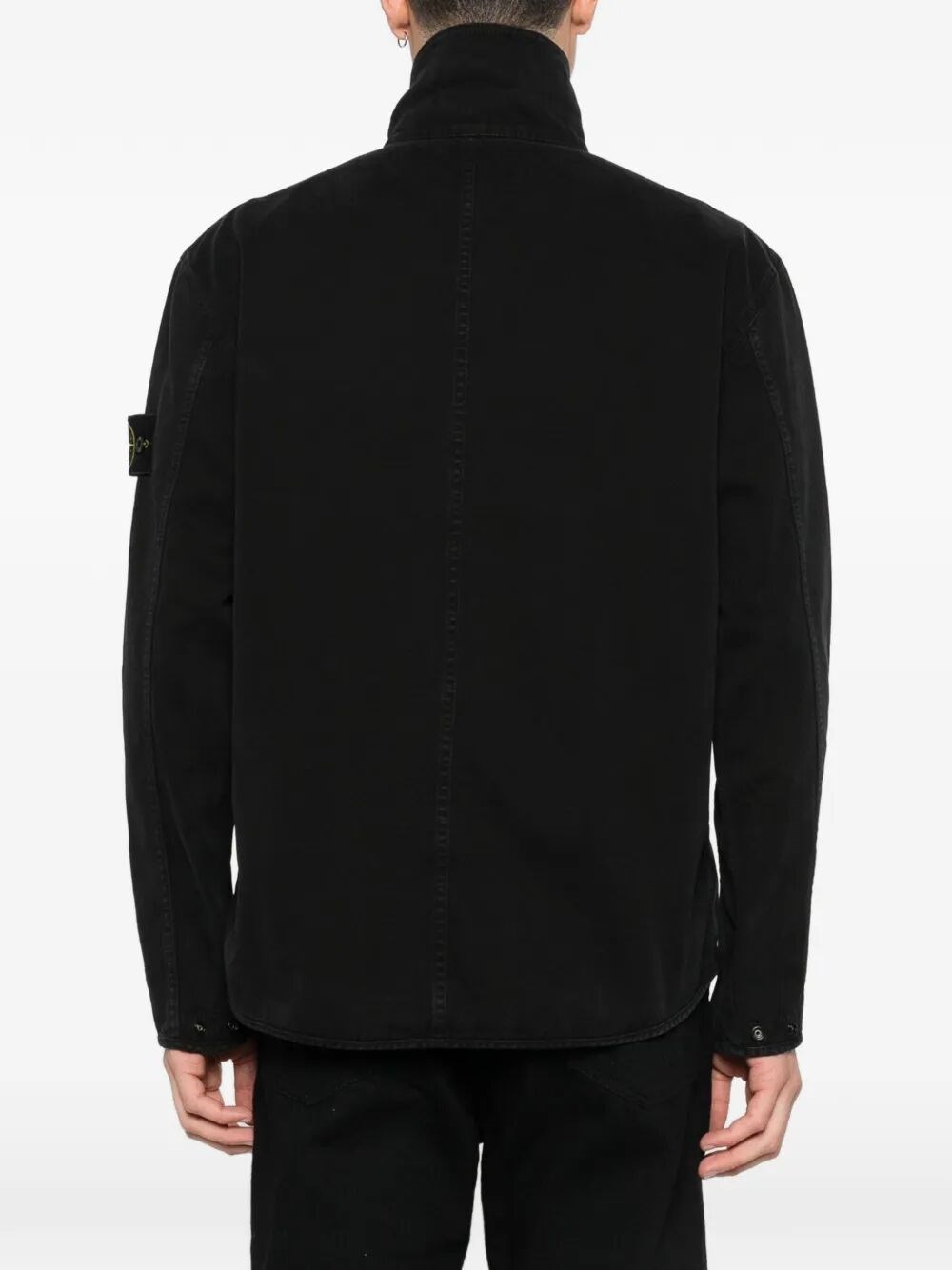 COMFORT FIT COTTON OVERSHIRT WITH ZIP