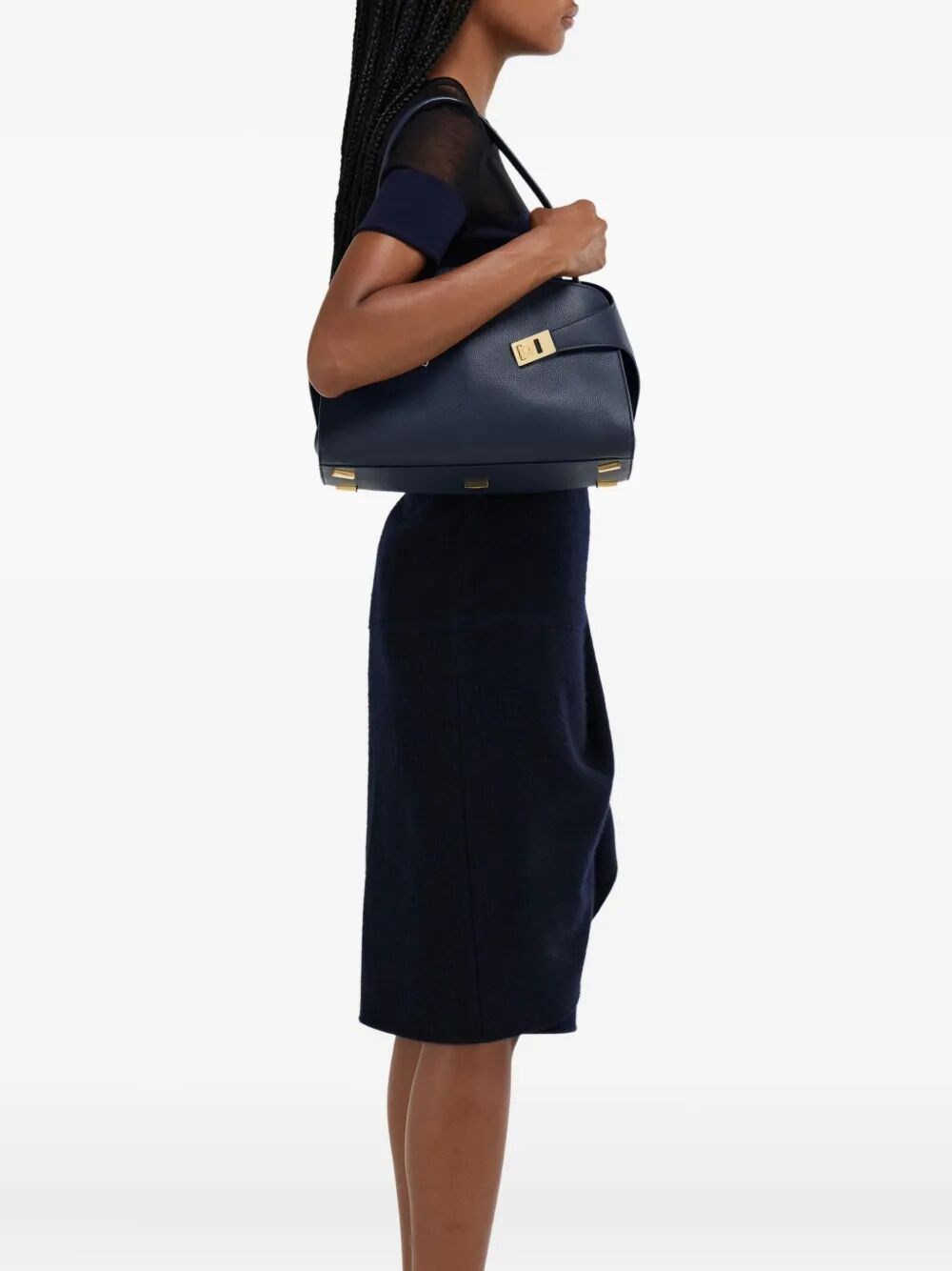 HUG SOFT MEDIUM BICOLOR SHOULDER BAG