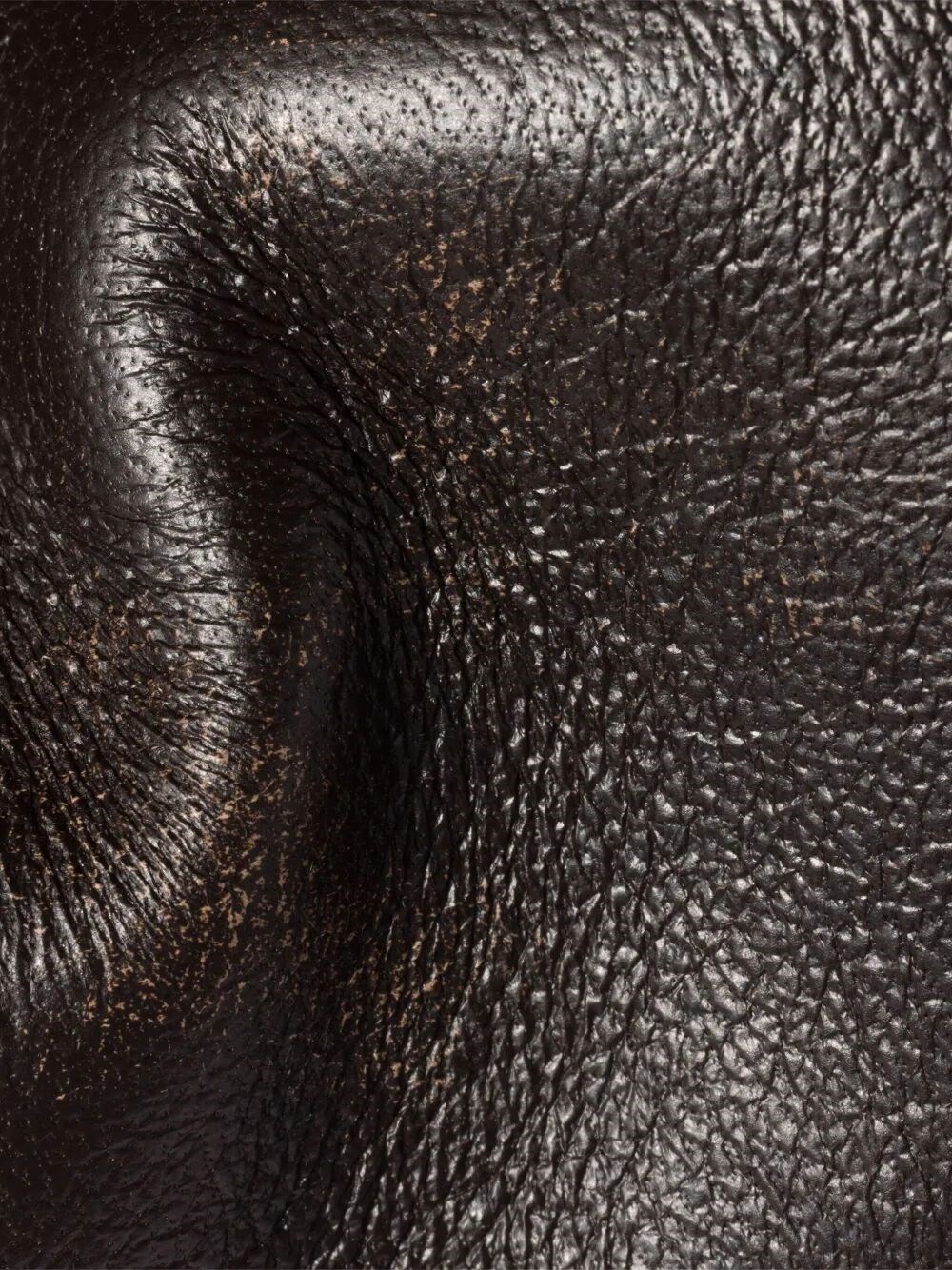 AGED EFFECT NAPPA LEATHER POUCH