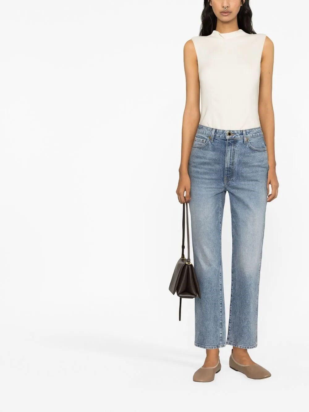 ABIGAIL STRETCH CROPPED JEANS