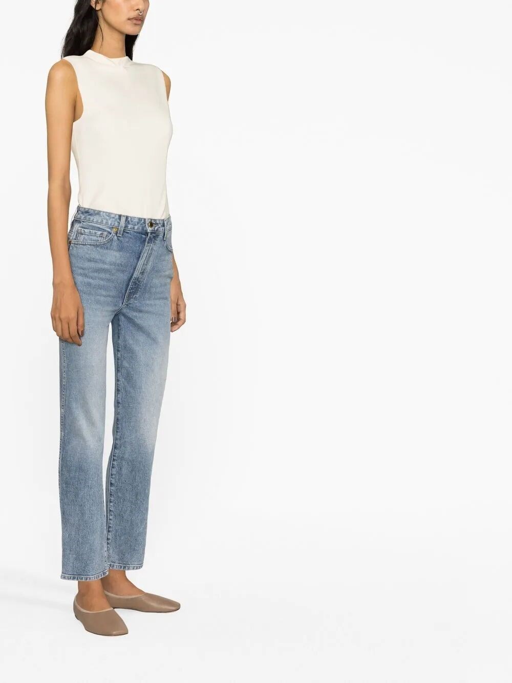 ABIGAIL STRETCH CROPPED JEANS