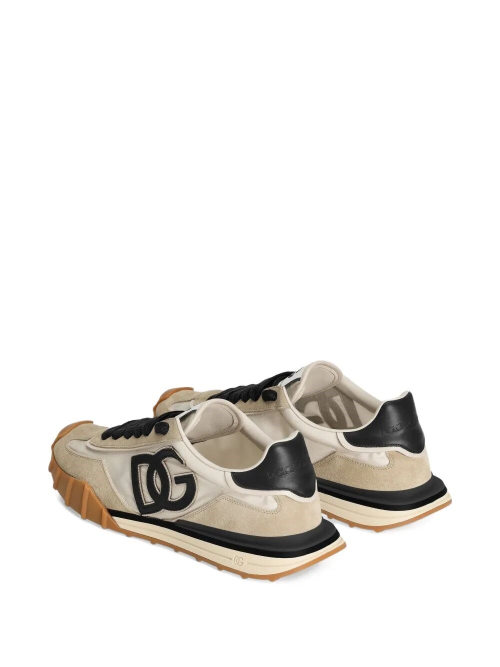 NYLON AND SUEDE DG ATHLETIC SNEAKERS