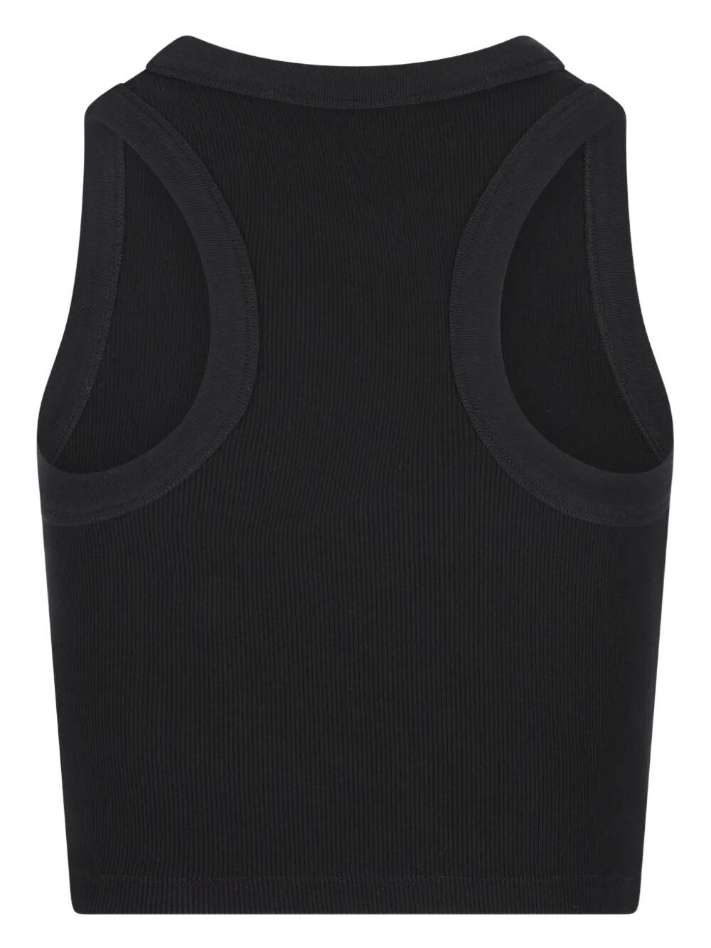 COTTON CROPPED TANK TOP WITH GIVENCHY PARIS PRINT