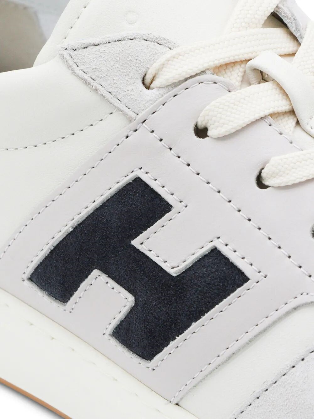 HOGAN H-TV SUEDE AND NAPPA LEATHER SNEAKERS